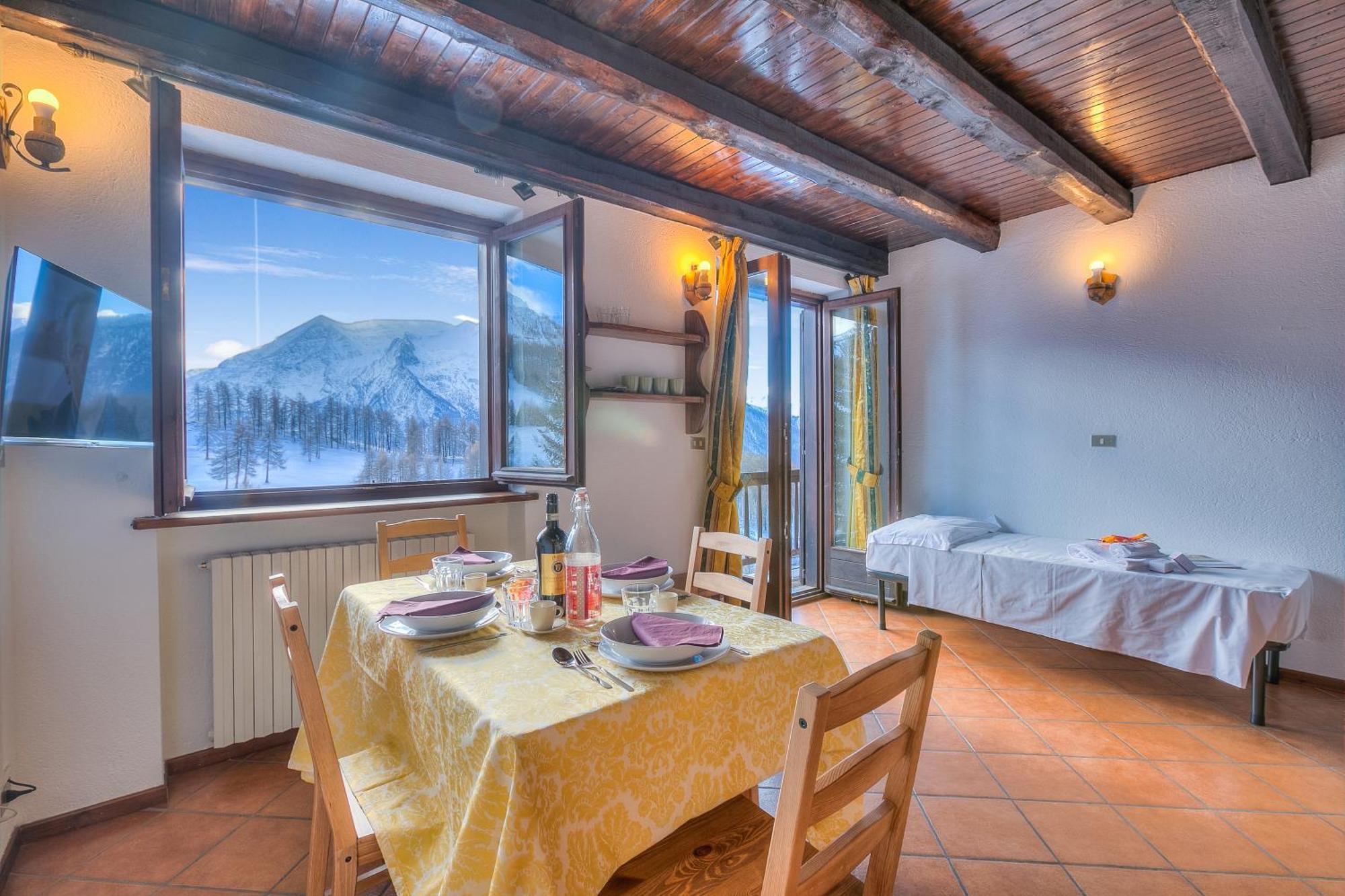 Belvedere Apartments - Happy Rentals Colle Colle Sestriere Eksteriør bilde