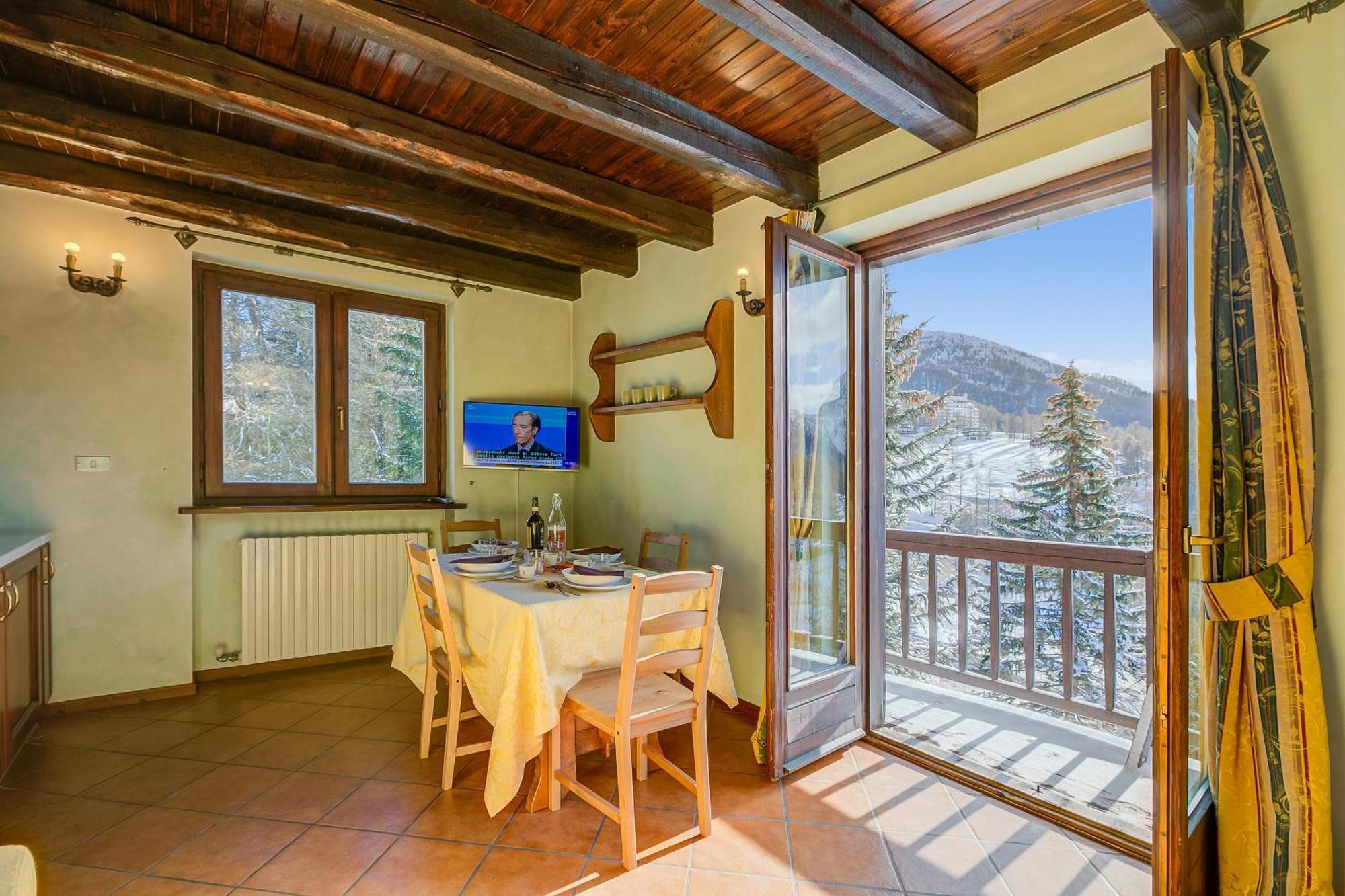 Belvedere Apartments - Happy Rentals Colle Colle Sestriere Eksteriør bilde